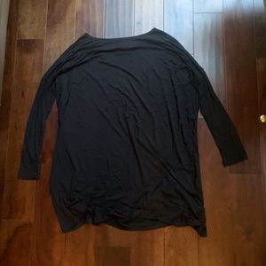 black long-sleeve shift dress (M/L)